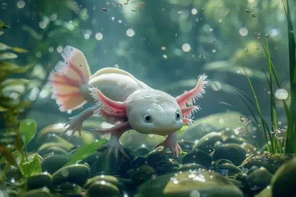 découverte des axolotls