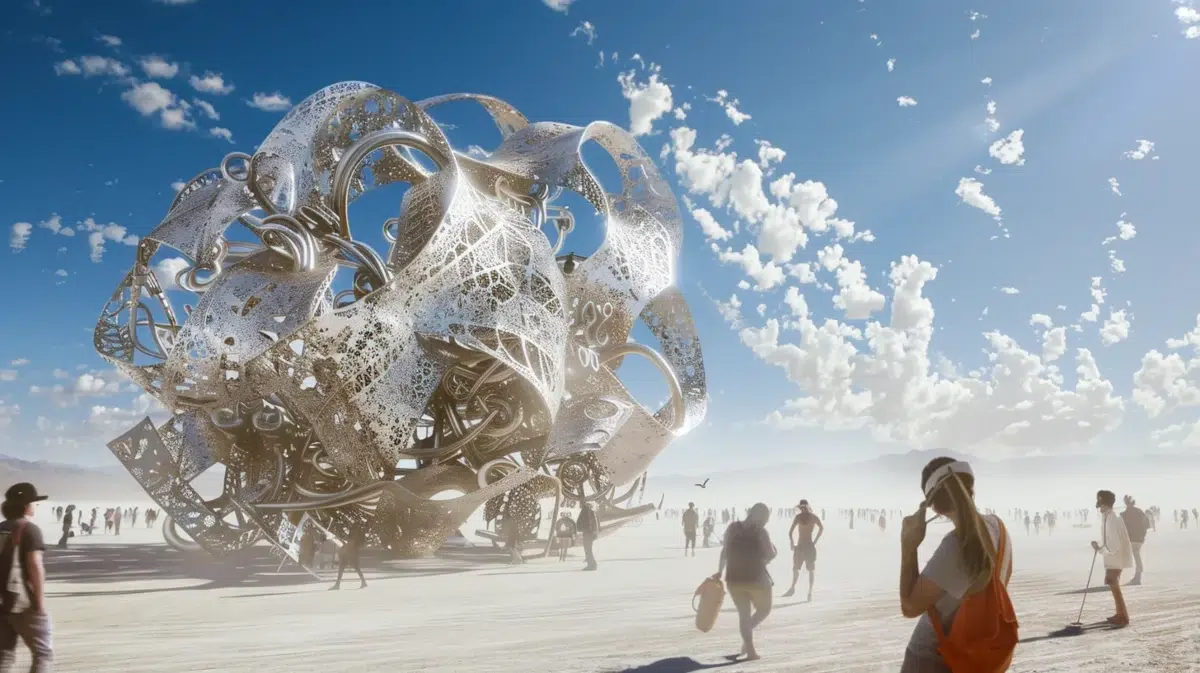 sculptures burning man 2015