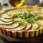 recette de tarte fine à la courgette